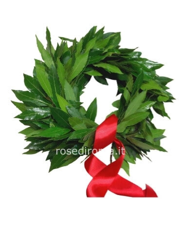 Coroncina Di Alloro Per Laurea (Solo Foglie). Sanificata E Regolabile.